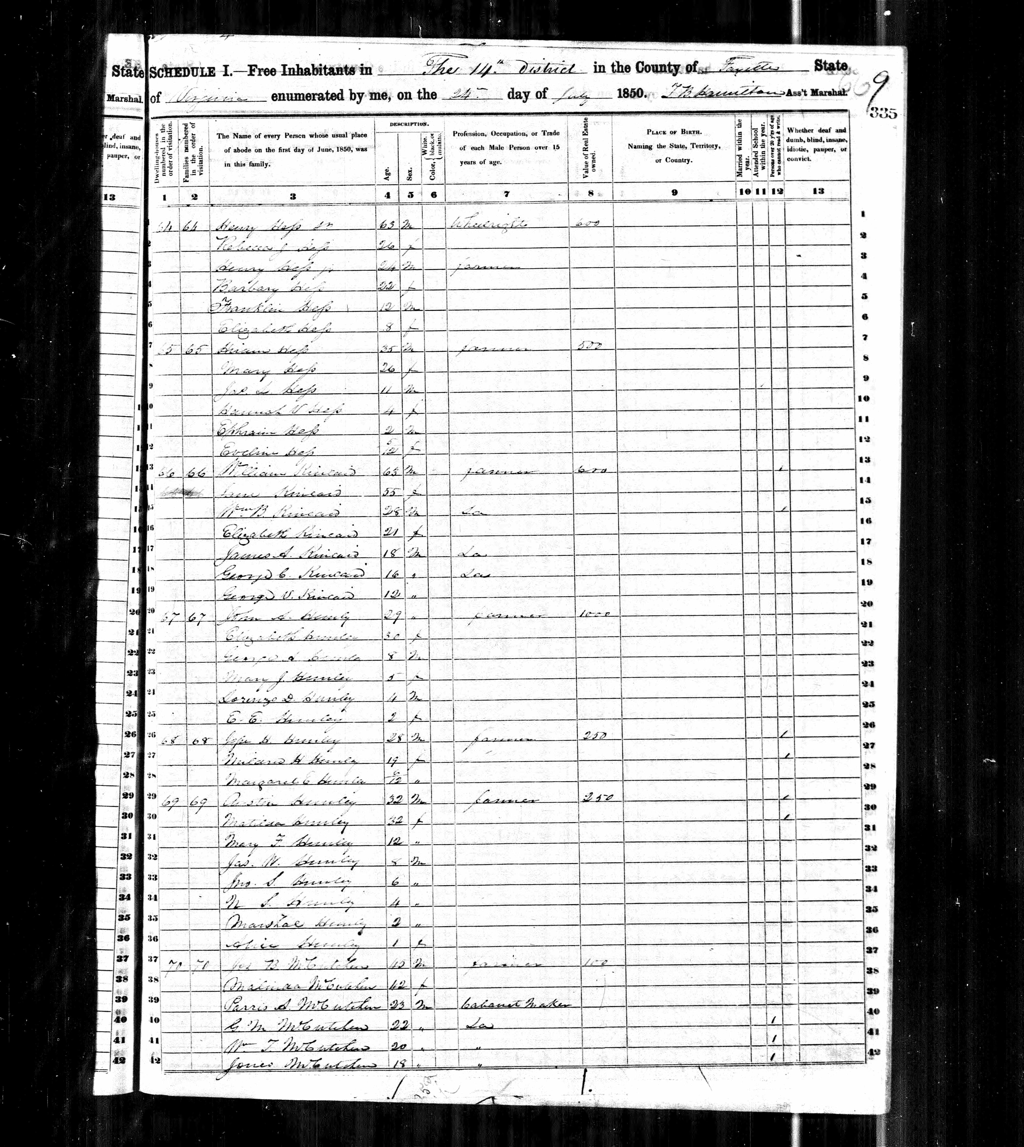 1850UnitedStatesFederalCensus_Virginia_Fayette_D_3.jpg